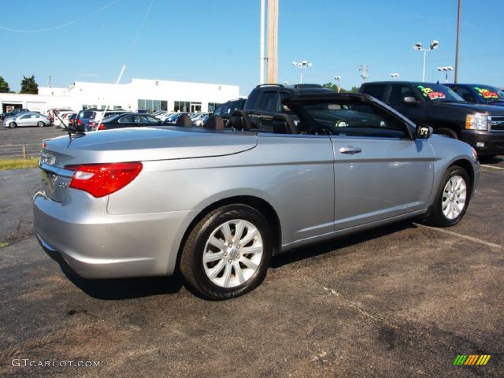 Billet Silver Metallic 2013 Chrysler 200 Touring Convertible Exterior Photo #85133765