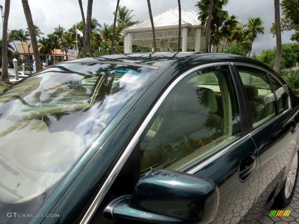 2002 7 Series 745i Sedan - Oxford Green Metallic / Beige III photo #34
