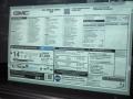2014 GMC Yukon XL Denali AWD Window Sticker