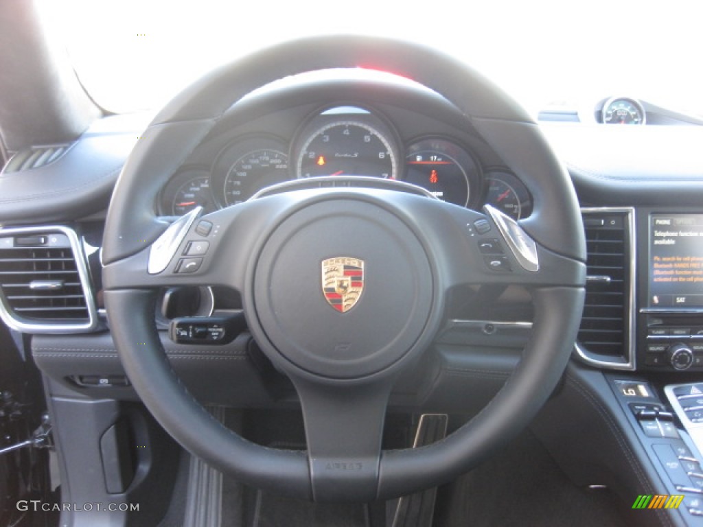 2012 Porsche Panamera Turbo S Steering Wheel Photos