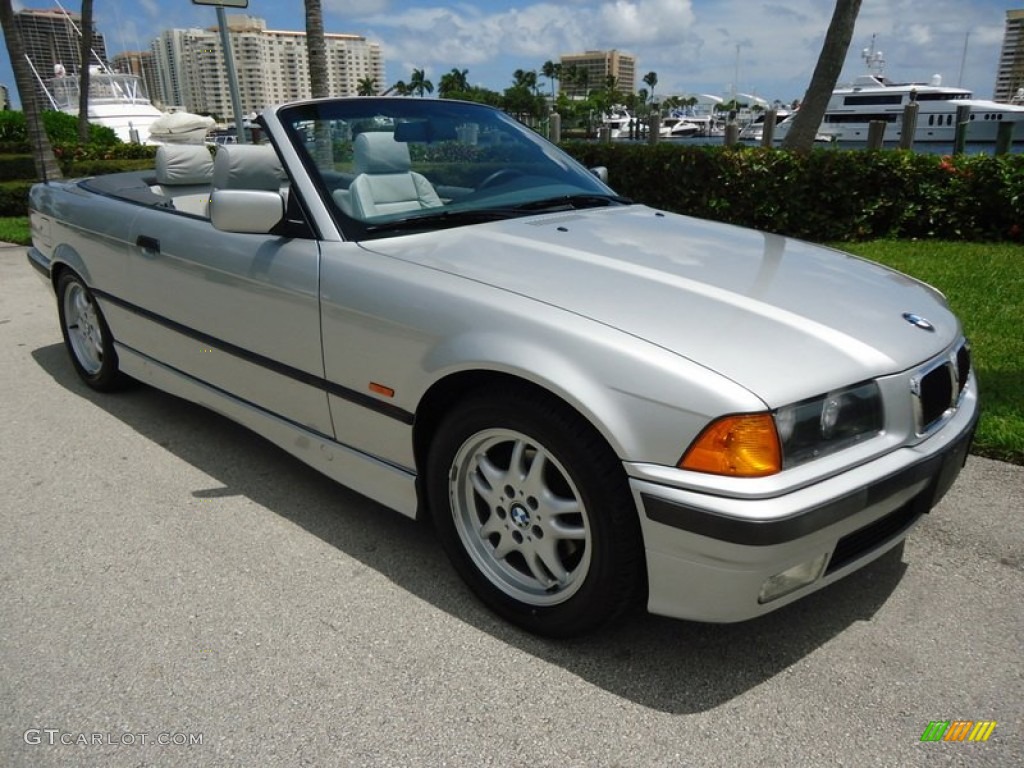 1999 3 Series 328i Convertible - Titanium Silver Metallic / Grey photo #8