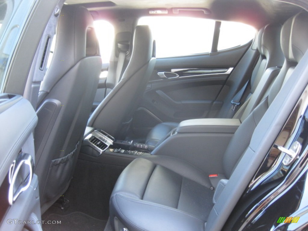 Black Interior 2012 Porsche Panamera Turbo S Photo #85135799
