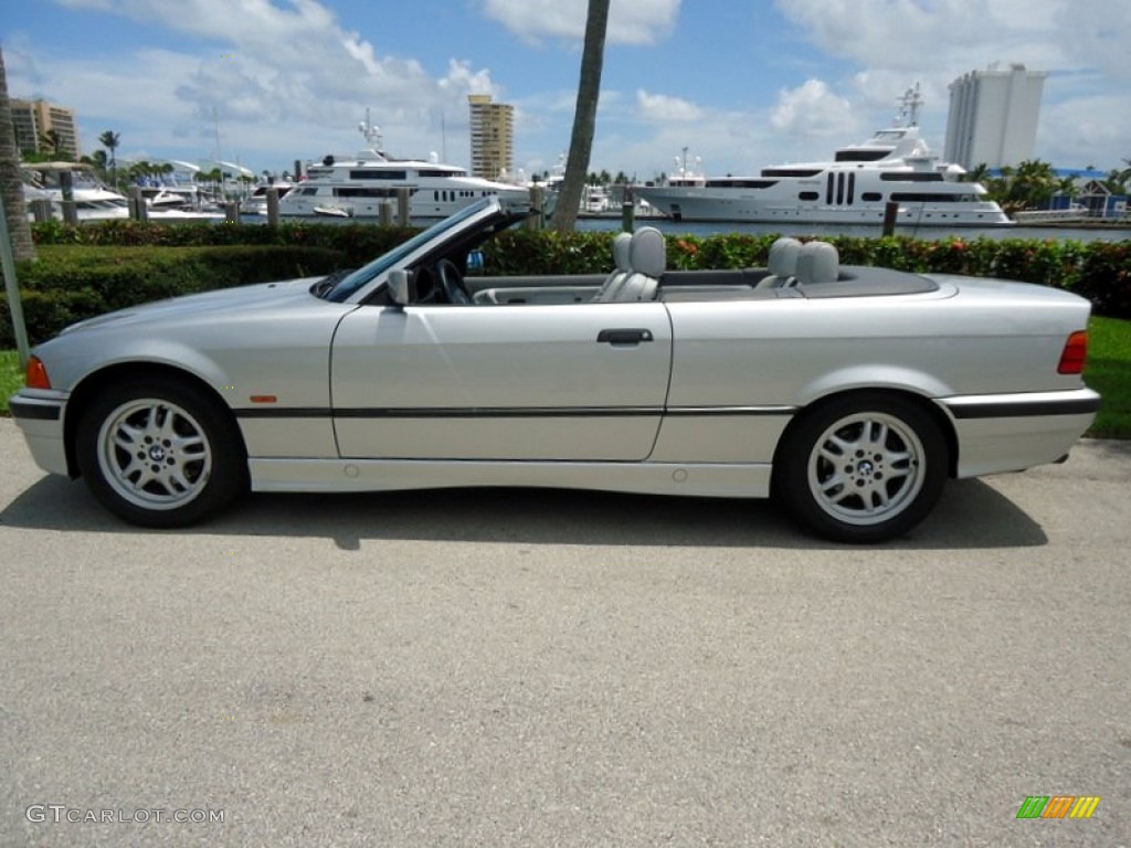 1999 3 Series 328i Convertible - Titanium Silver Metallic / Grey photo #11