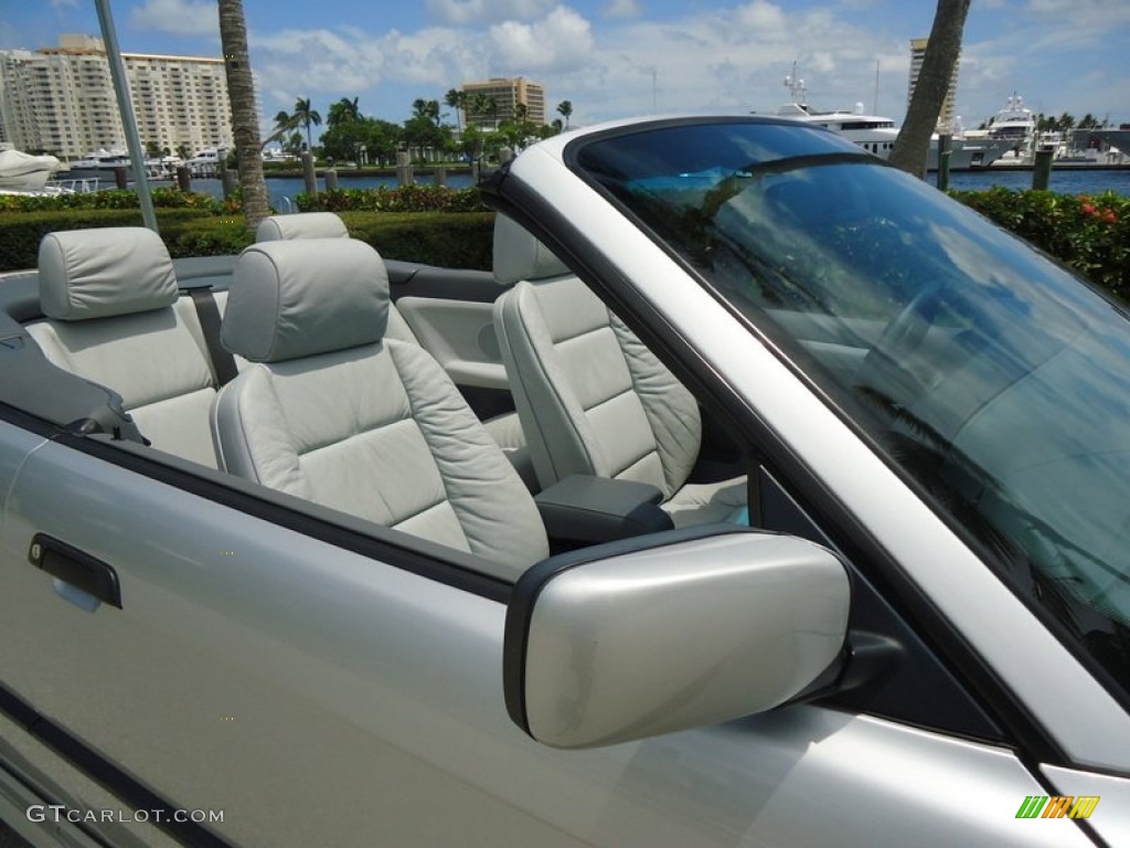 1999 3 Series 328i Convertible - Titanium Silver Metallic / Grey photo #17