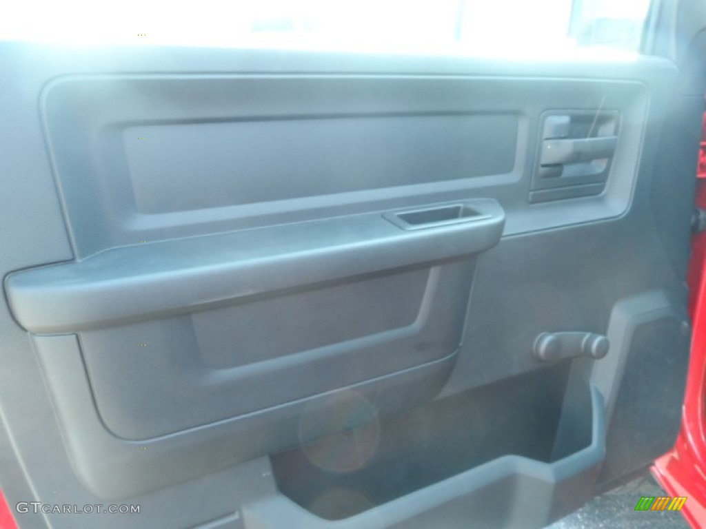 2014 Ram 1500 Express Regular Cab Black/Diesel Gray Door Panel Photo #85136129