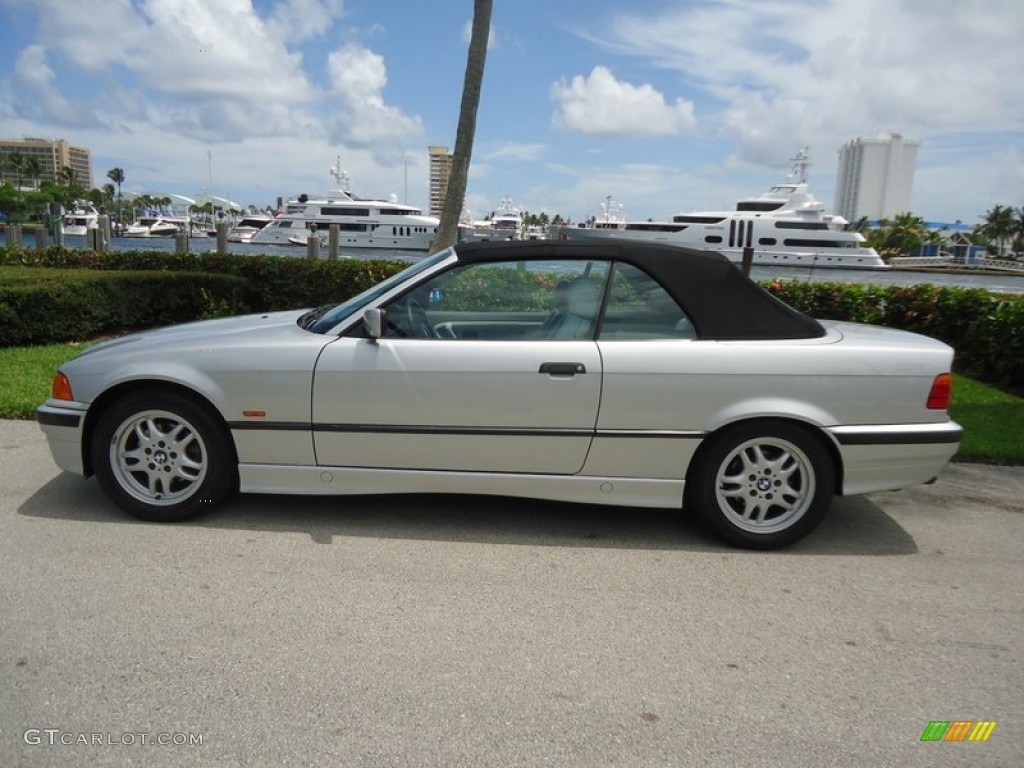 Titanium Silver Metallic 1999 BMW 3 Series 328i Convertible Exterior Photo #85136255