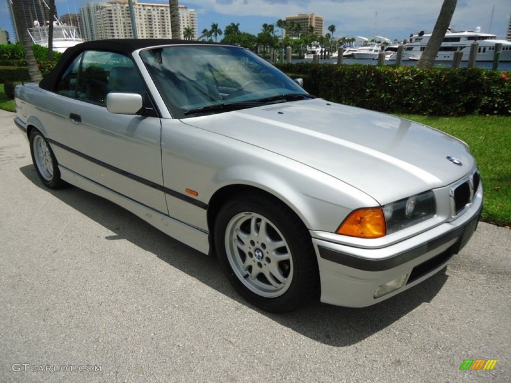 1999 3 Series 328i Convertible - Titanium Silver Metallic / Grey photo #36