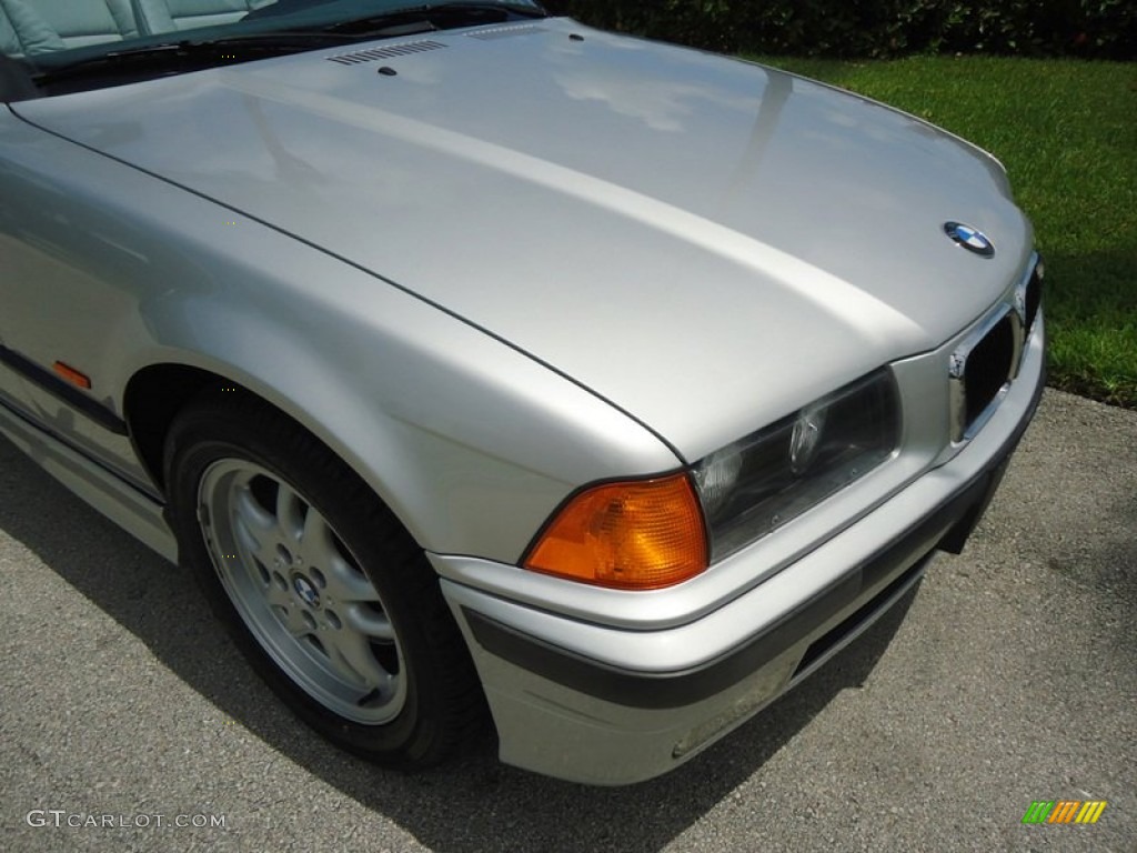 1999 3 Series 328i Convertible - Titanium Silver Metallic / Grey photo #48