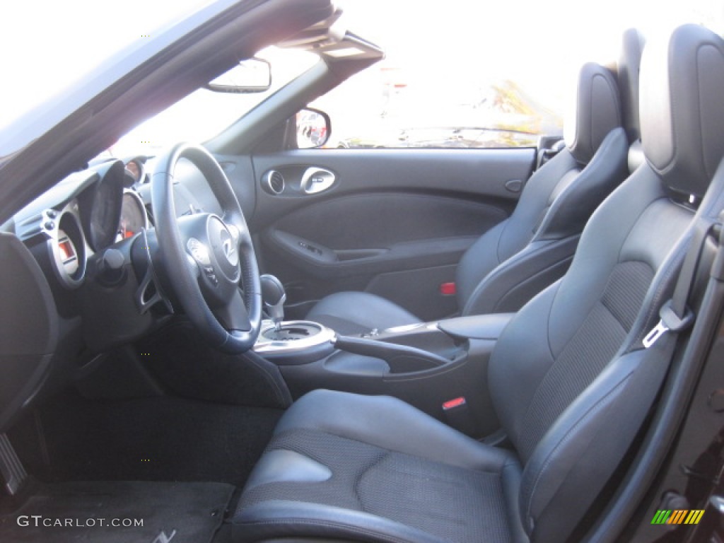 2010 370Z Touring Roadster - Magnetic Black / Black Leather photo #19