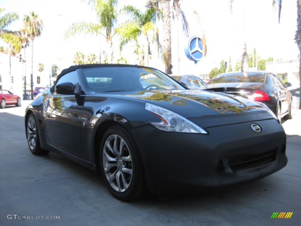 2010 370Z Touring Roadster - Magnetic Black / Black Leather photo #25