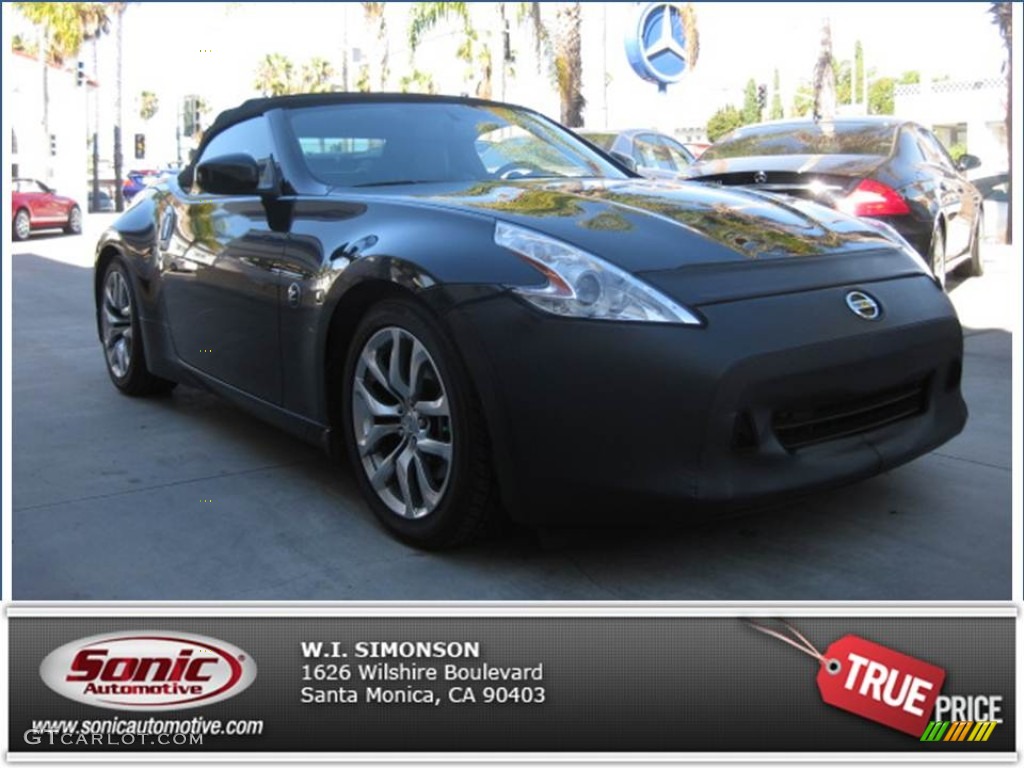 2010 370Z Touring Roadster - Magnetic Black / Black Leather photo #26