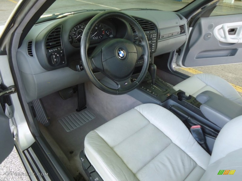 Grey Interior 1999 BMW 3 Series 328i Convertible Photo #85137323