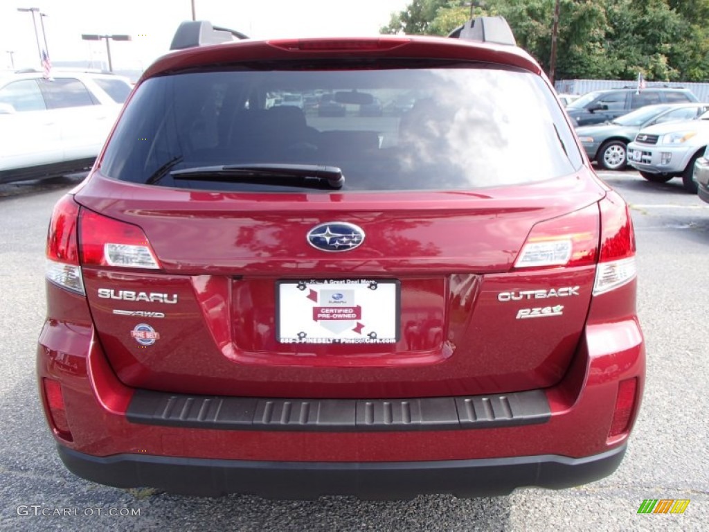 2013 Outback 2.5i Premium - Venetian Red Pearl / Black photo #8