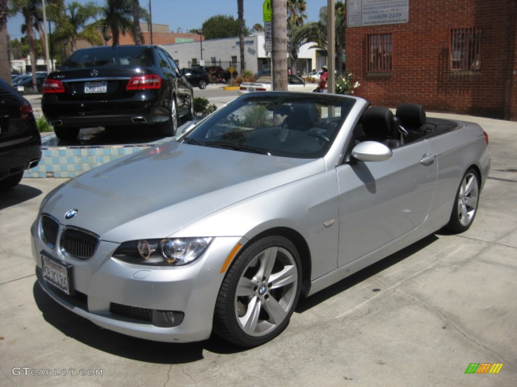 2007 3 Series 335i Convertible - Titanium Silver Metallic / Black photo #22