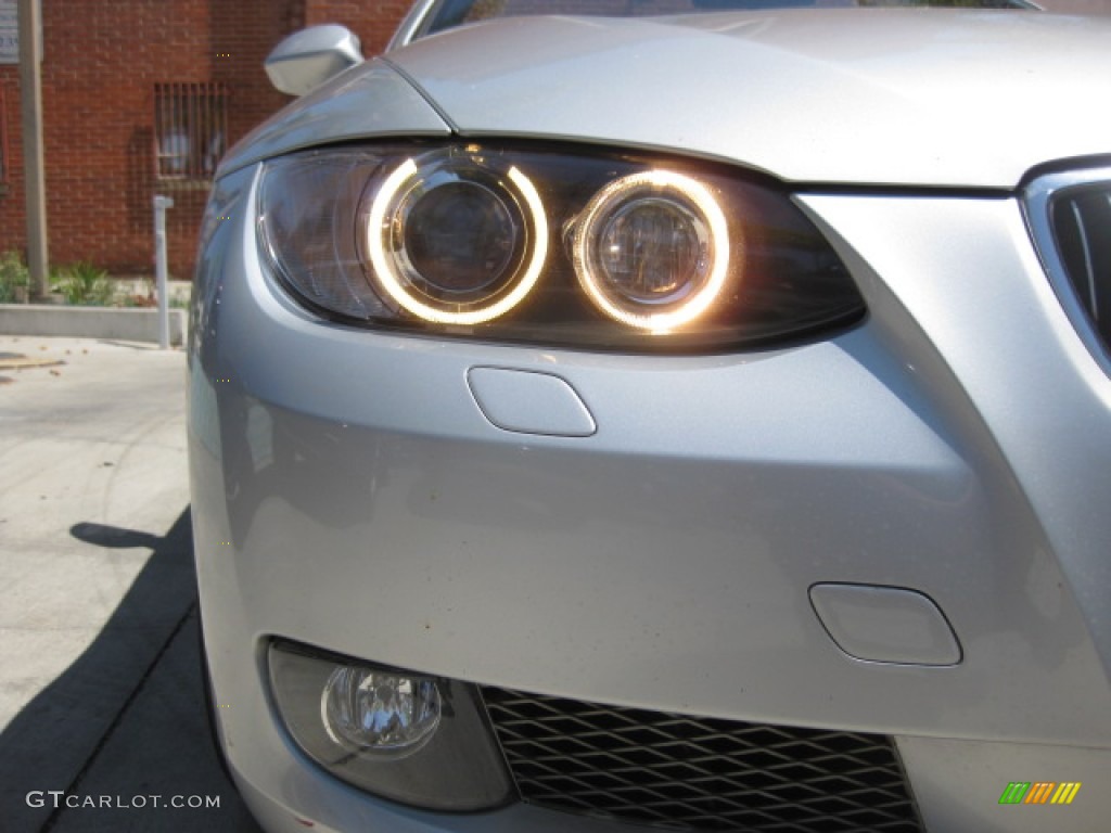 2007 3 Series 335i Convertible - Titanium Silver Metallic / Black photo #23