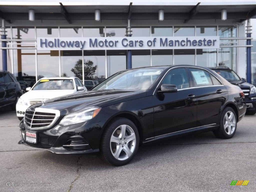 2014 E 350 4Matic Sedan - Black / Black photo #1