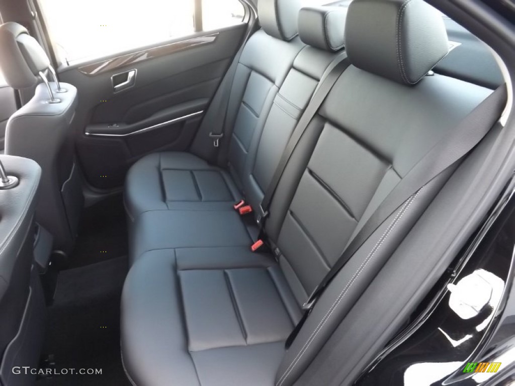 2014 E 350 4Matic Sedan - Black / Black photo #5