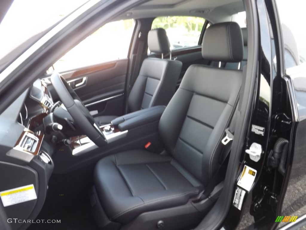 2014 E 350 4Matic Sedan - Black / Black photo #10