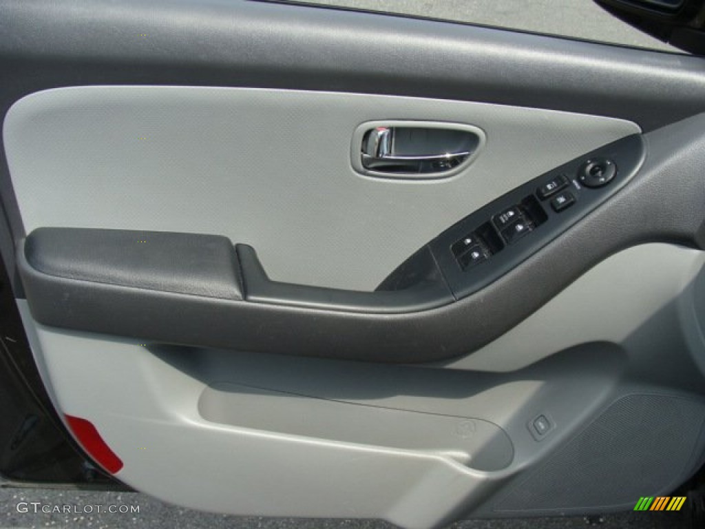 2010 Elantra Blue - Ebony Black / Gray photo #7