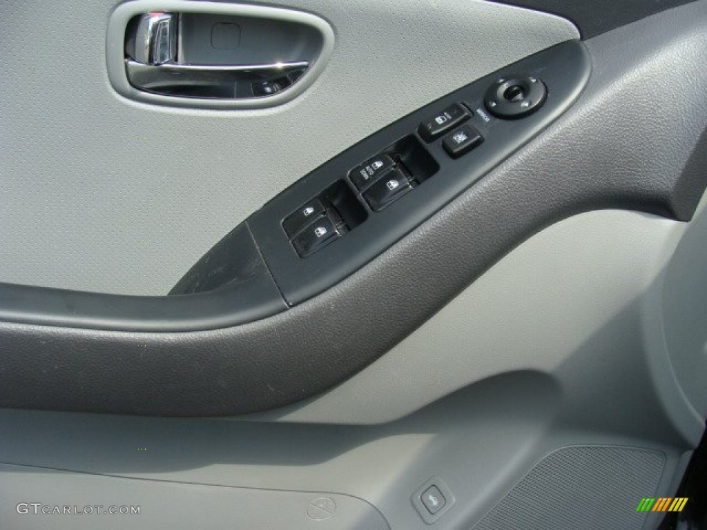 2010 Elantra Blue - Ebony Black / Gray photo #8