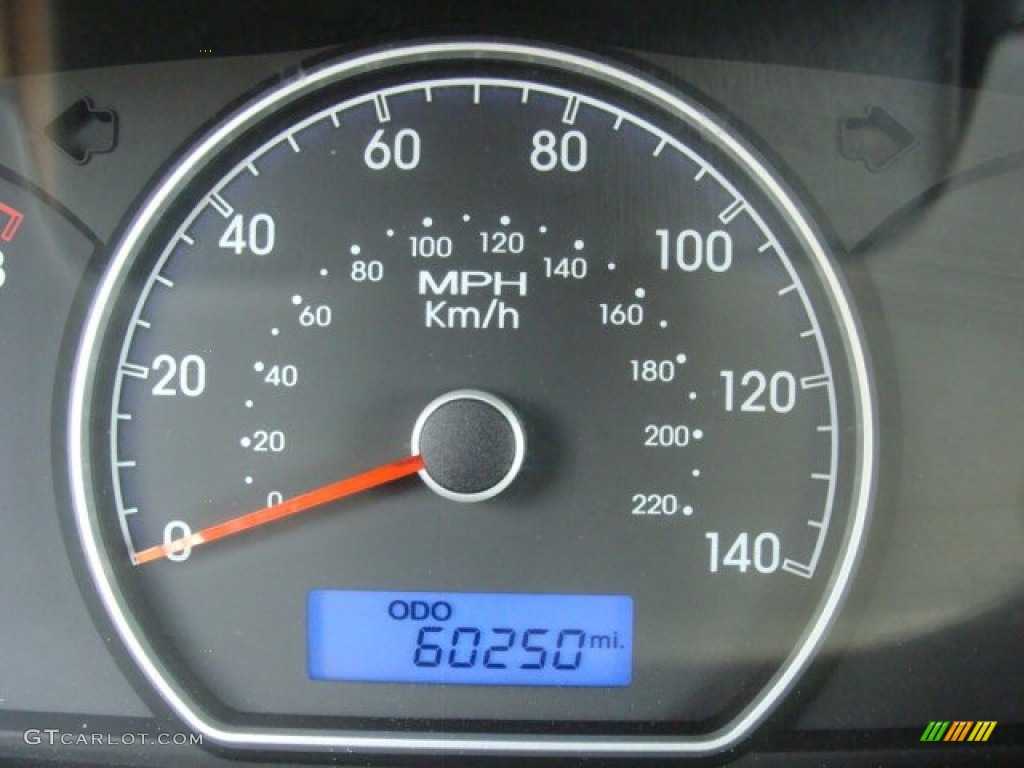 2010 Elantra Blue - Ebony Black / Gray photo #14