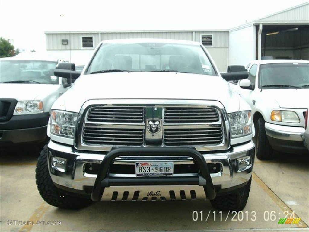 2012 Ram 2500 HD Lone Star Crew Cab 4x4 - Bright White / Dark Slate/Medium Graystone photo #1