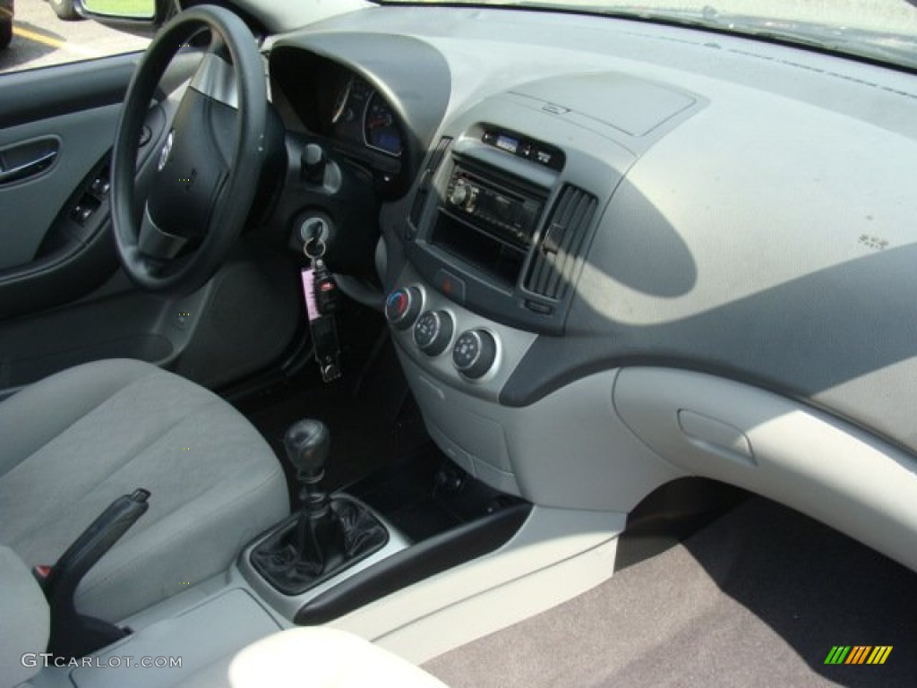 2010 Elantra Blue - Ebony Black / Gray photo #23