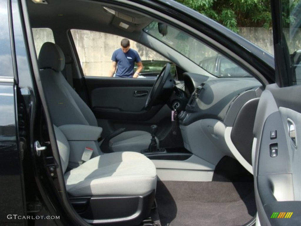 2010 Elantra Blue - Ebony Black / Gray photo #24