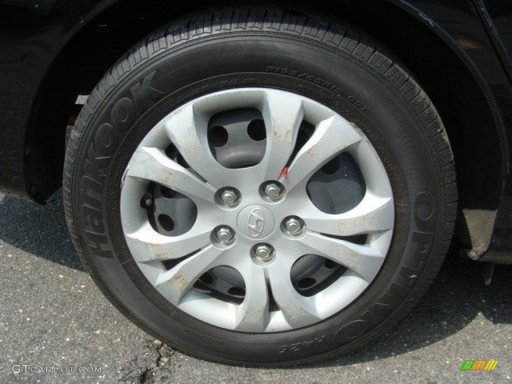 2010 Elantra Blue - Ebony Black / Gray photo #25