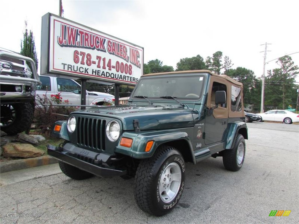 Forest Green Pearlcoat Jeep Wrangler
