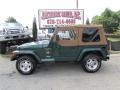 1999 Forest Green Pearlcoat Jeep Wrangler Sahara 4x4  photo #3