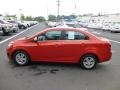 Inferno Orange Metallic - Sonic LT Sedan Photo No. 4