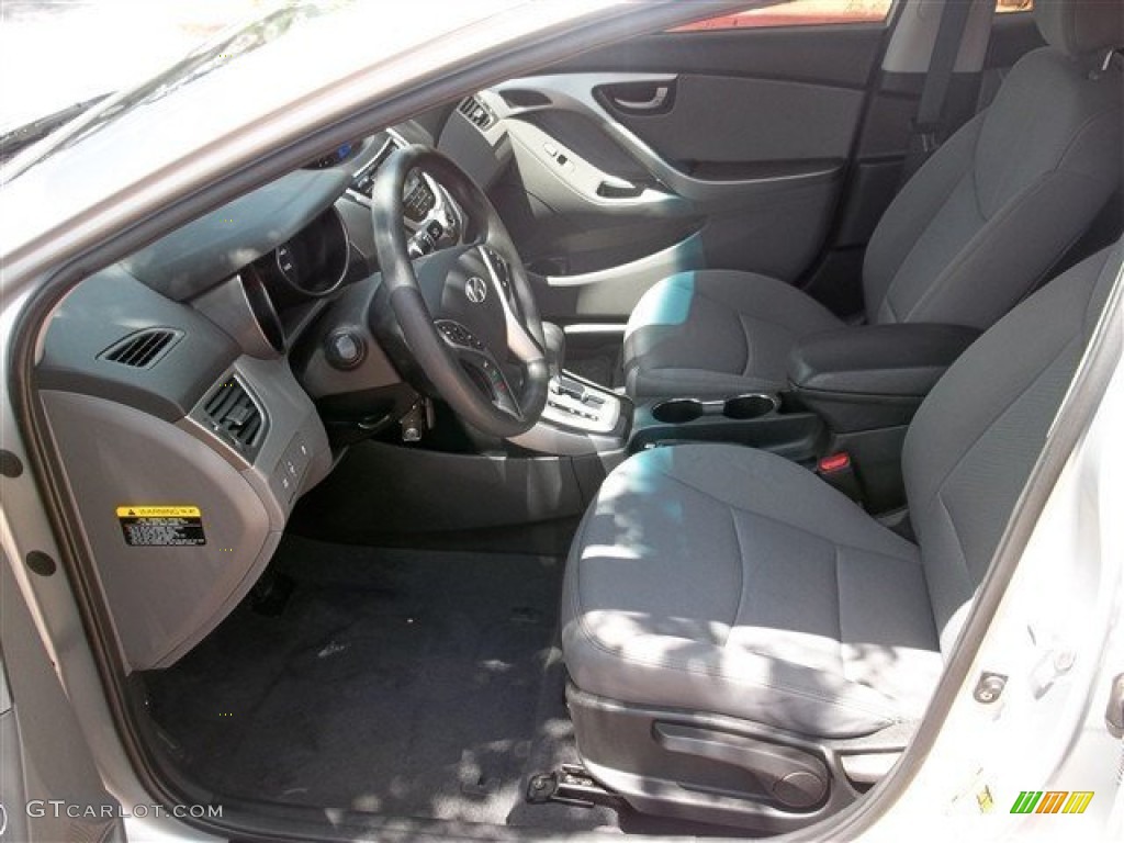 2012 Elantra GLS - Silver / Gray photo #7