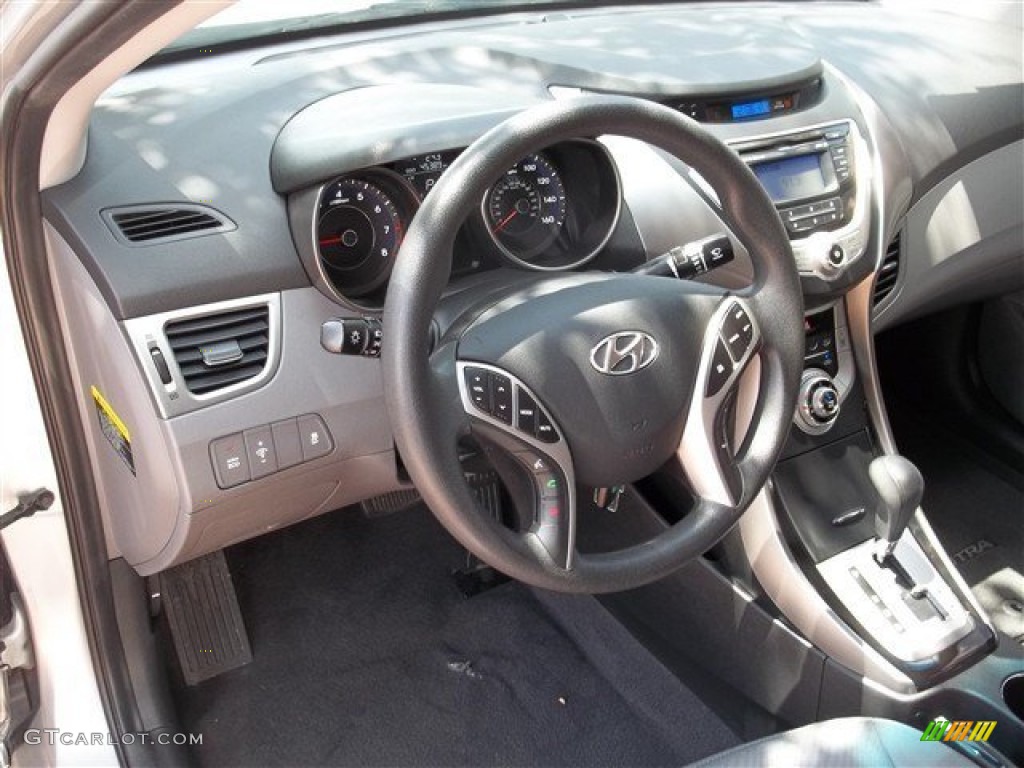 2012 Elantra GLS - Silver / Gray photo #8
