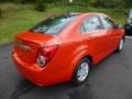 Inferno Orange Metallic - Sonic LT Sedan Photo No. 7