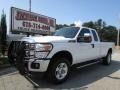 2011 Oxford White Ford F350 Super Duty XLT SuperCab 4x4  photo #2