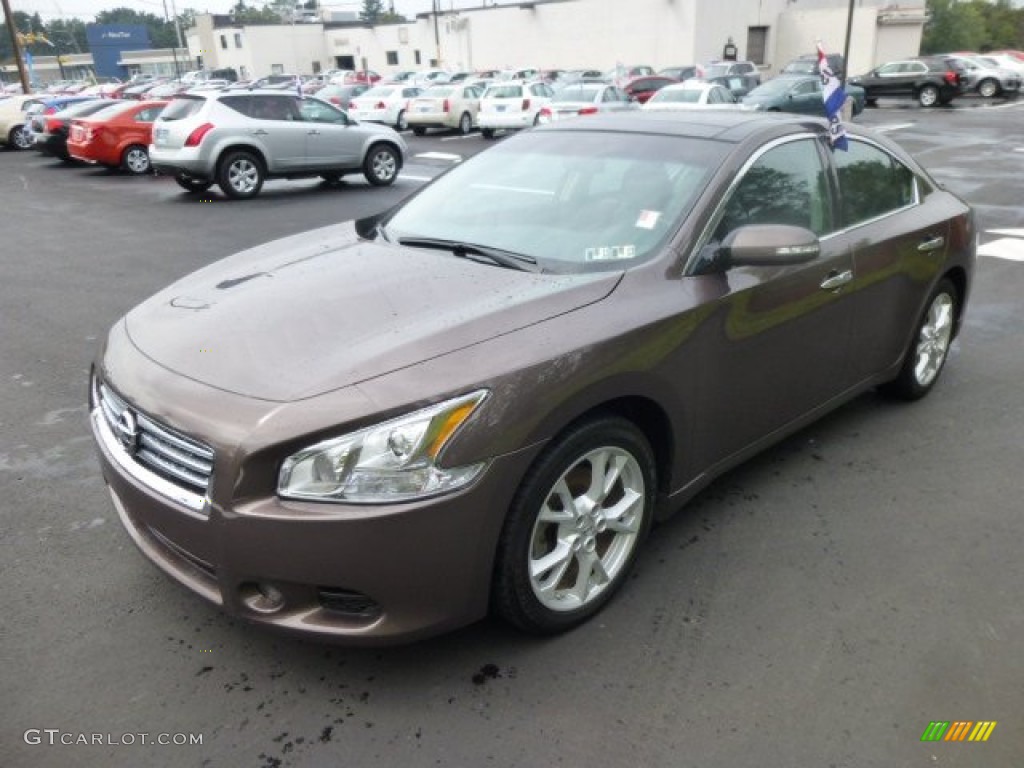 2012 Maxima 3.5 SV Premium - Java Metallic / Charcoal photo #3