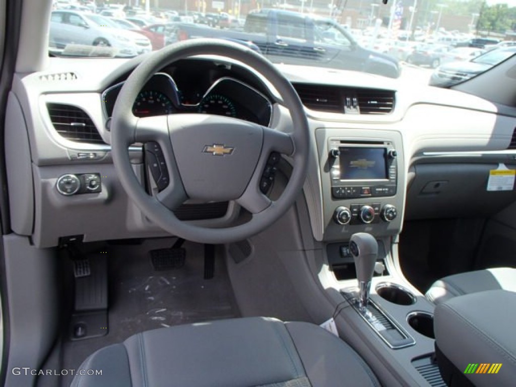 2014 Chevrolet Traverse LS AWD Dark Titanium/Light Titanium Dashboard Photo #85144103