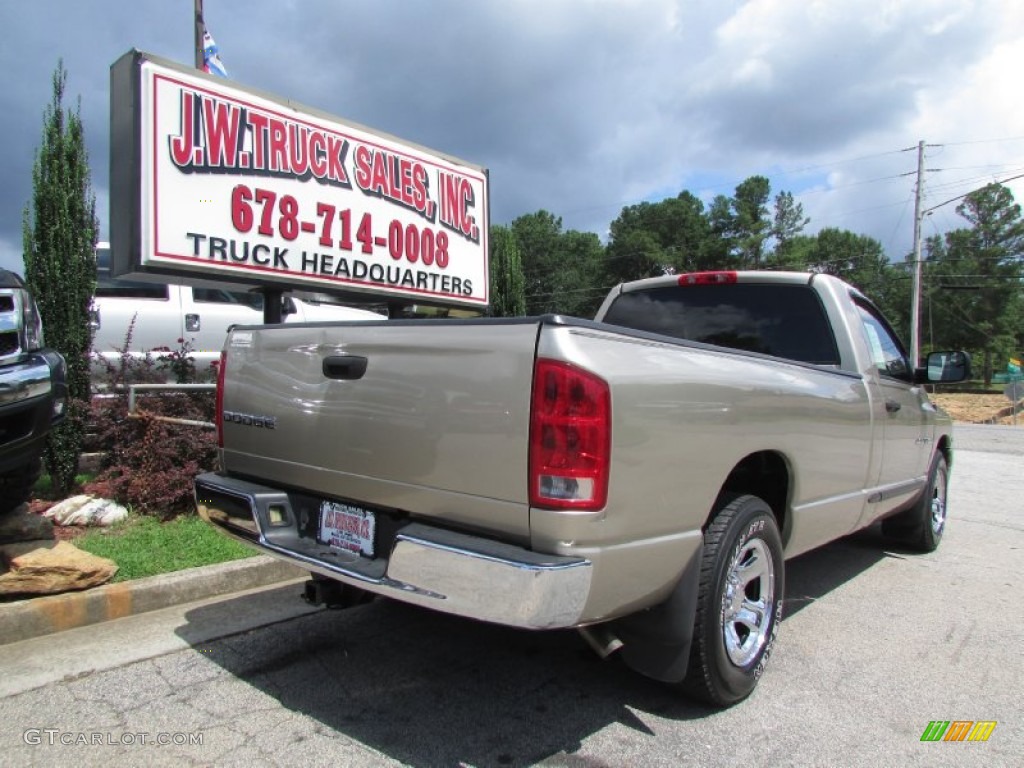 2004 Ram 1500 ST Regular Cab - Light Almond Pearl / Dark Slate Gray photo #7