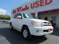 Natural White 2005 Toyota Sequoia SR5