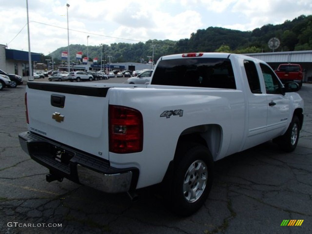 2013 Silverado 1500 LT Extended Cab 4x4 - Summit White / Ebony photo #8