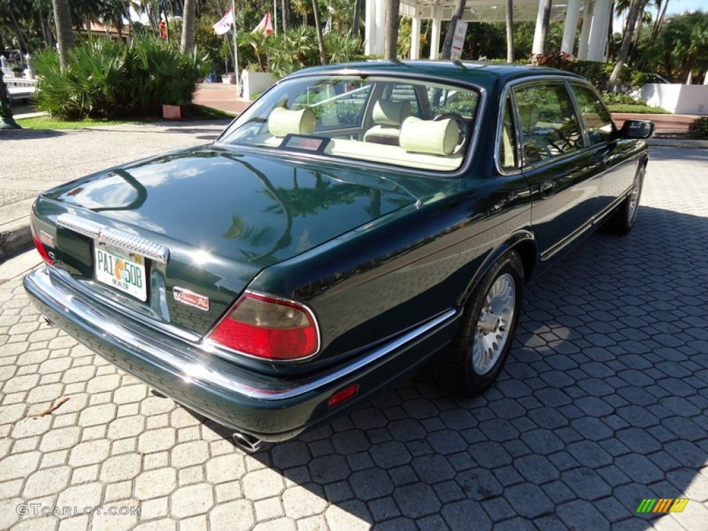 1996 XJ Vanden Plas - British Racing Green / Ivory photo #5