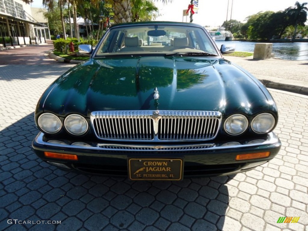 1996 XJ Vanden Plas - British Racing Green / Ivory photo #8