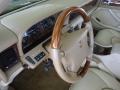 Ivory 1996 Jaguar XJ Vanden Plas Steering Wheel