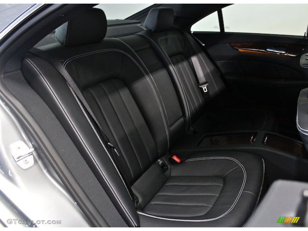 Black Interior 2012 Mercedes-Benz CLS 550 Coupe Photo #85146800