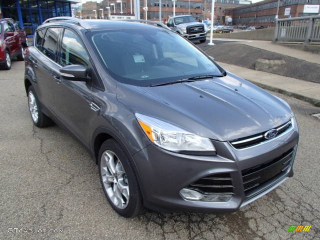 2014 Escape Titanium 1.6L EcoBoost 4WD - Sterling Gray / Charcoal Black photo #2