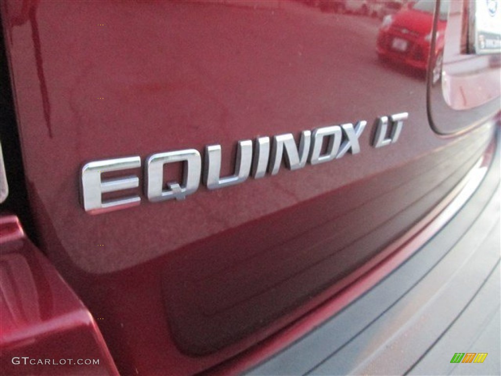 2008 Equinox LT - Deep Ruby Red Metallic / Light Gray photo #6