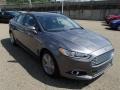 2014 Sterling Gray Ford Fusion SE EcoBoost  photo #2