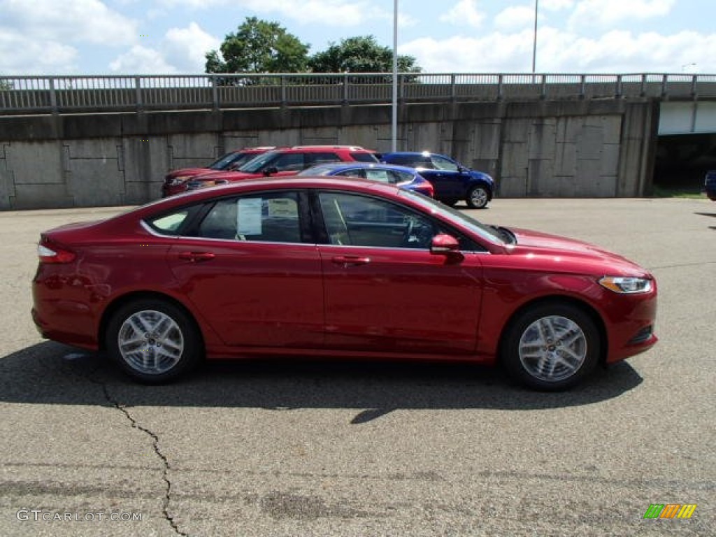 2014 Fusion SE - Ruby Red / Dune photo #1