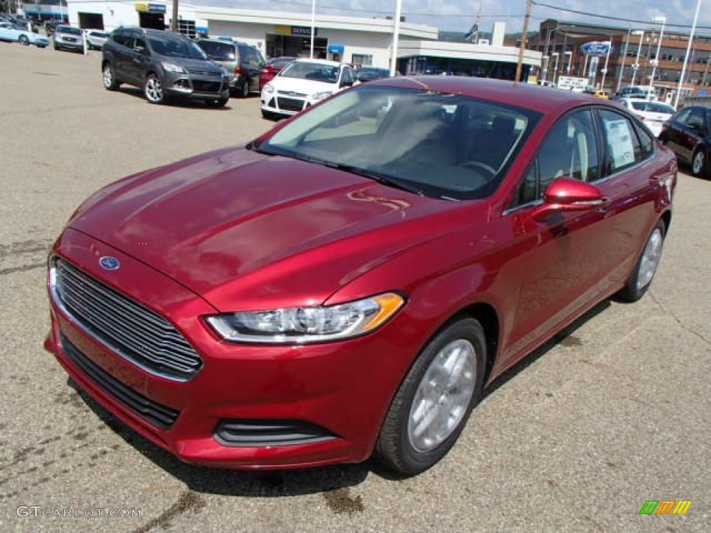 Ruby Red 2014 Ford Fusion SE Exterior Photo #85150160
